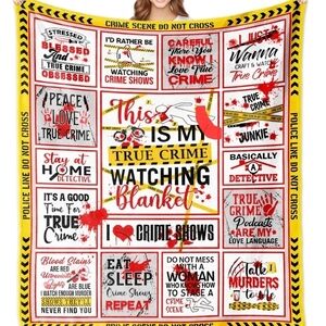 True Crime Watching Blanket